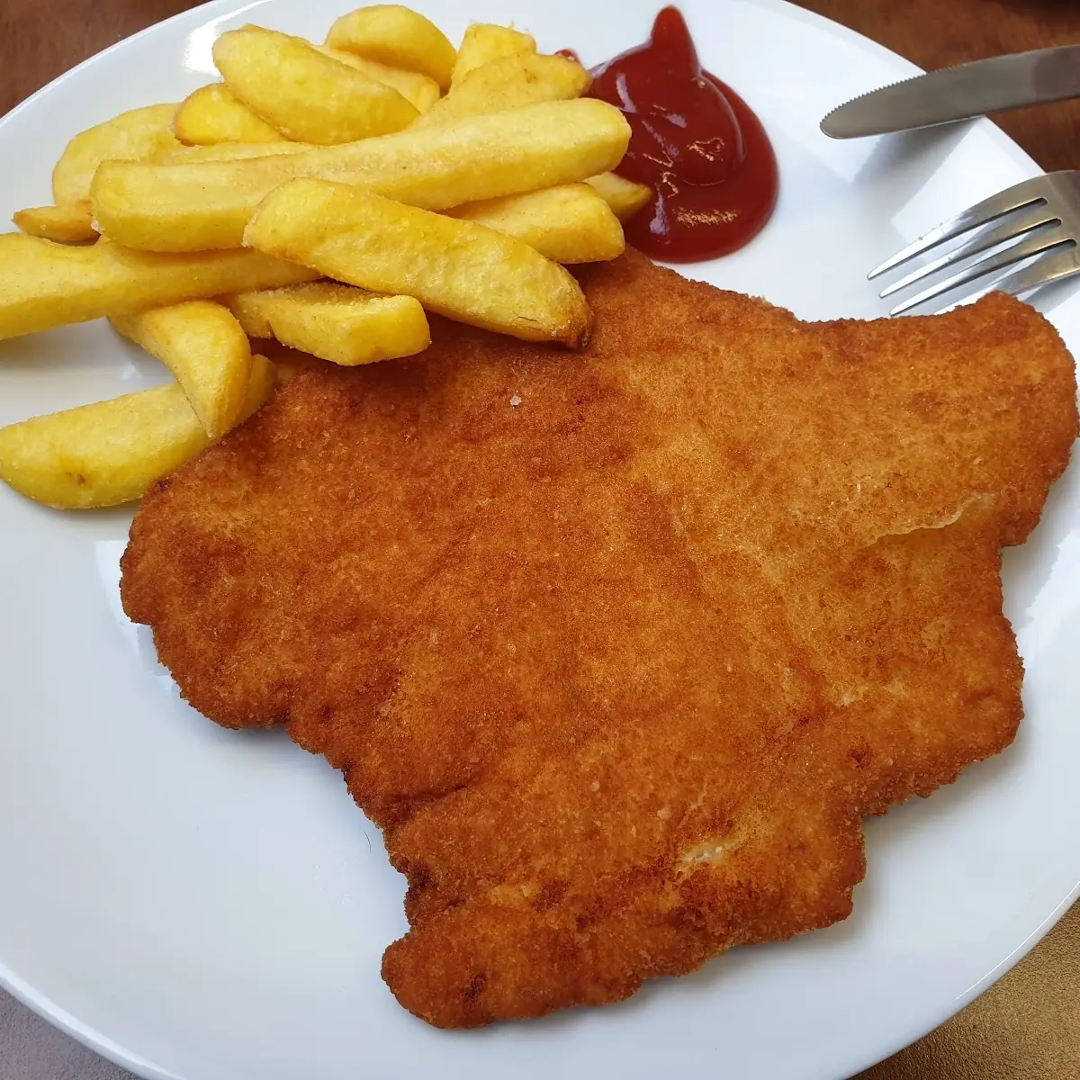 Schnitzel Mitpommes