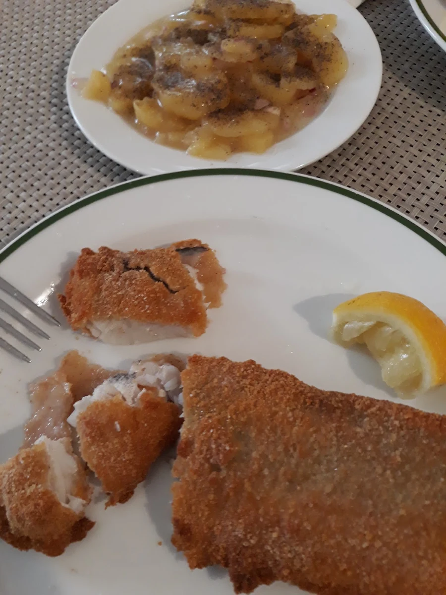 Gebackener Seelachs
