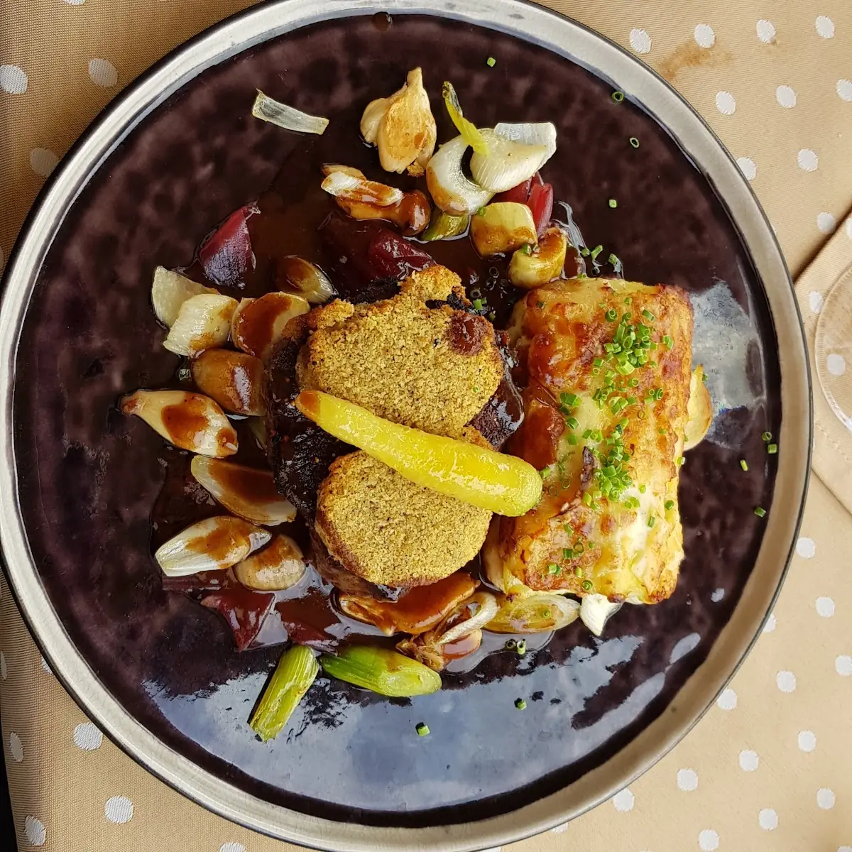 Steak Mit Kartoffelgratin