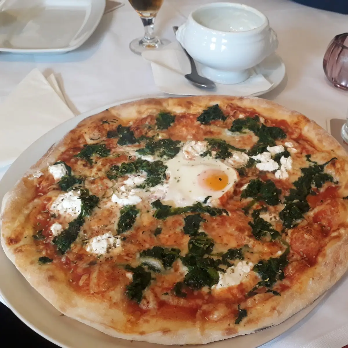 Spinat Pizza