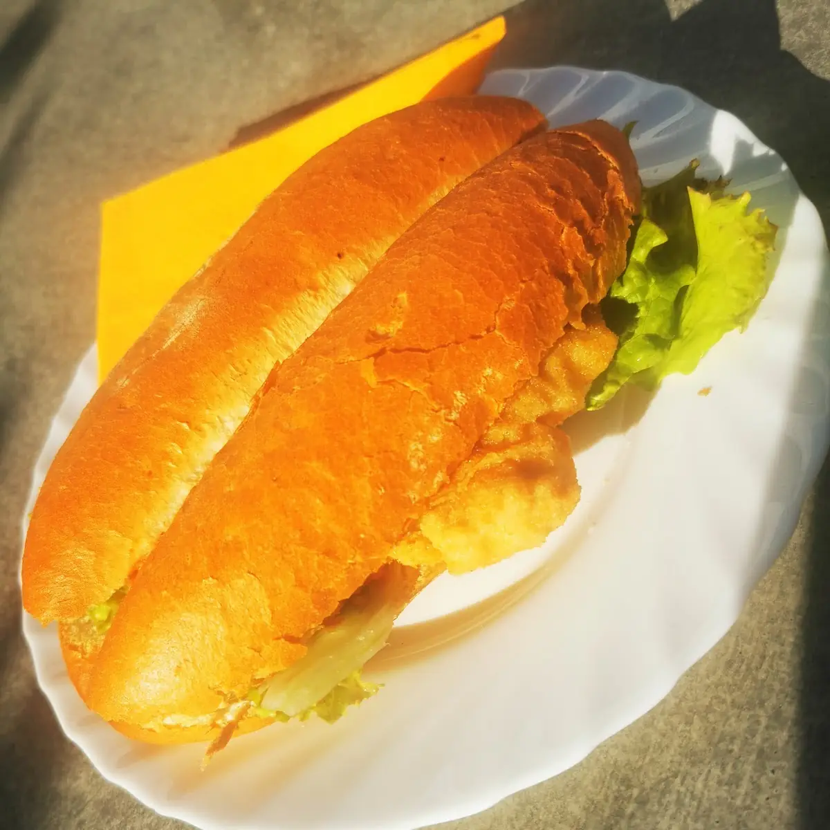 Riesenschnitzelsemmel
