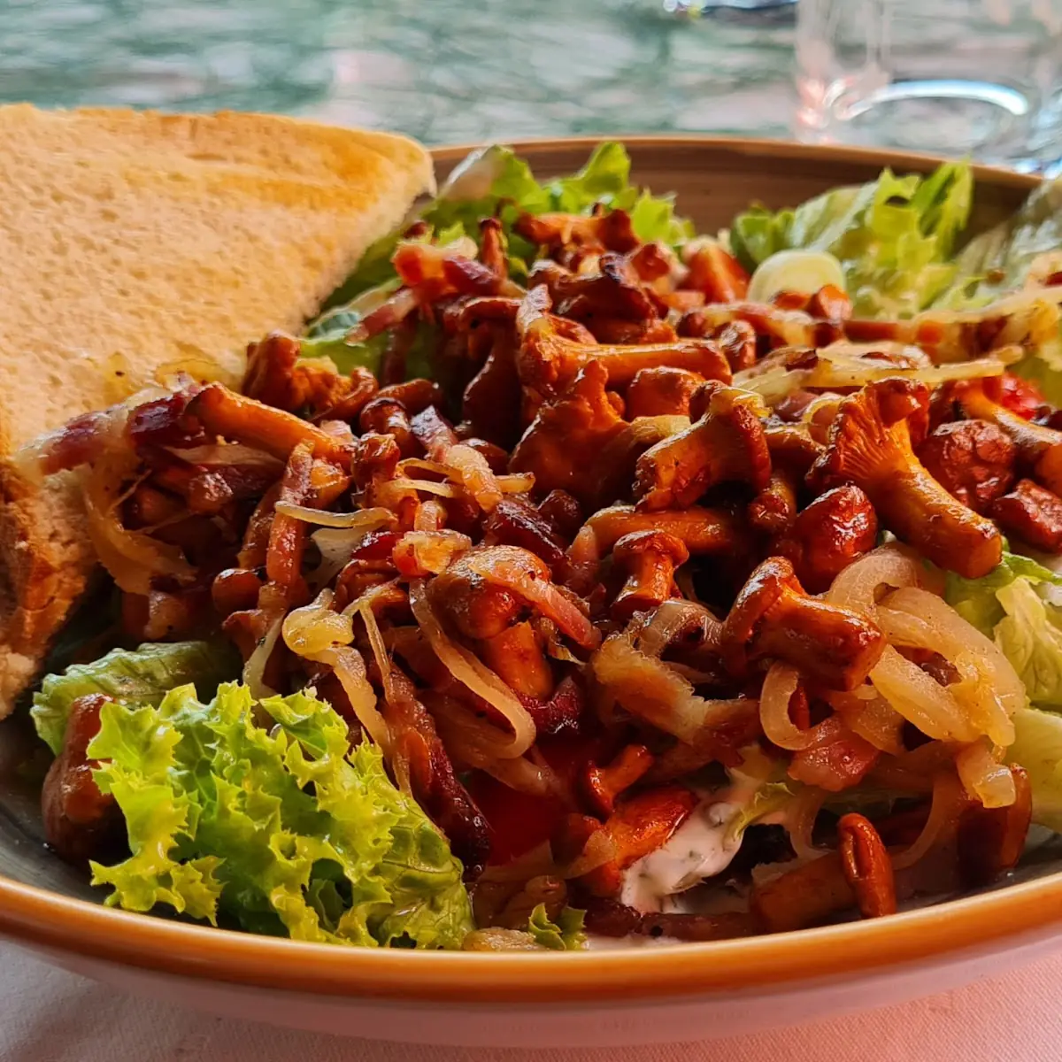 Salat Mit Eierschwammerl