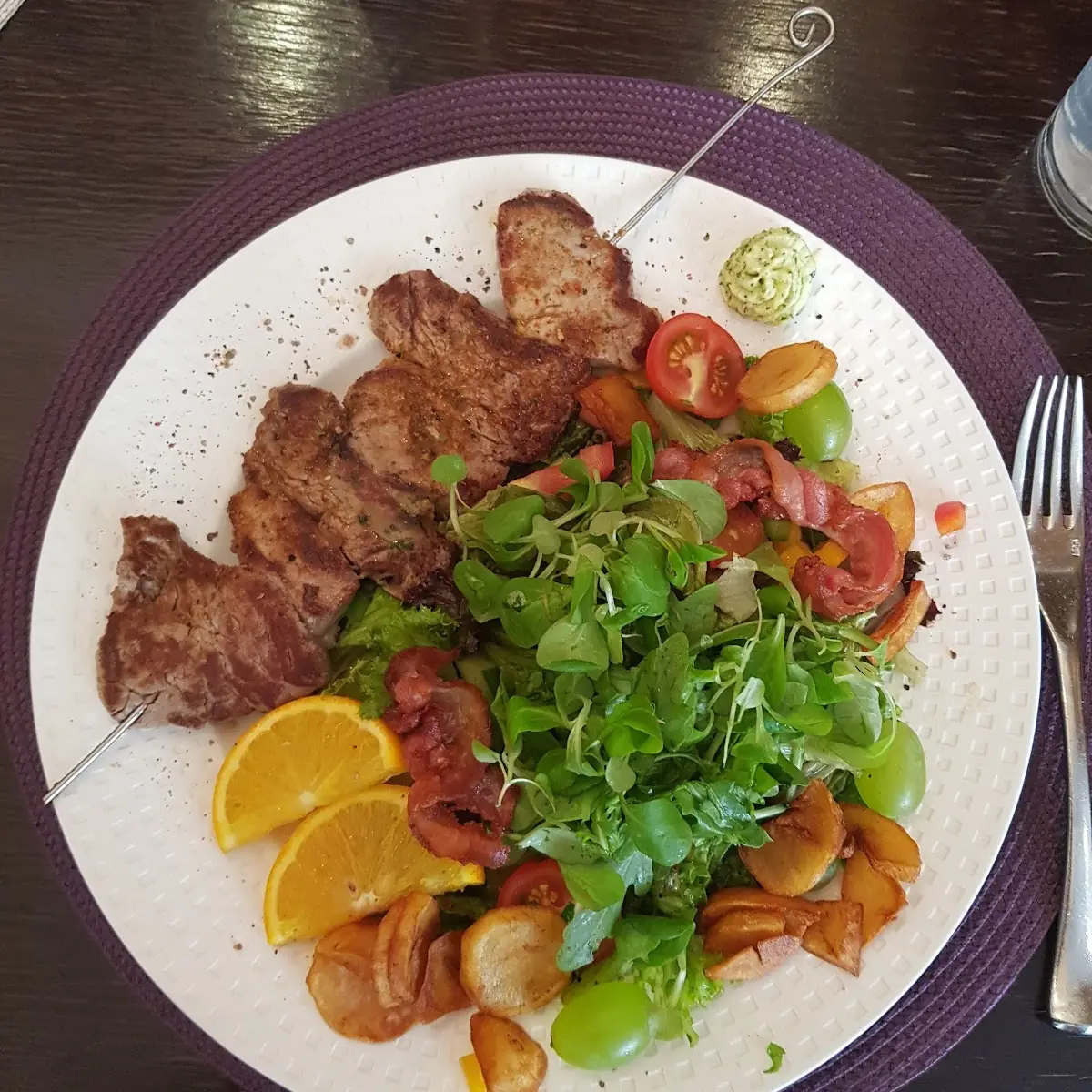 Steak Salat