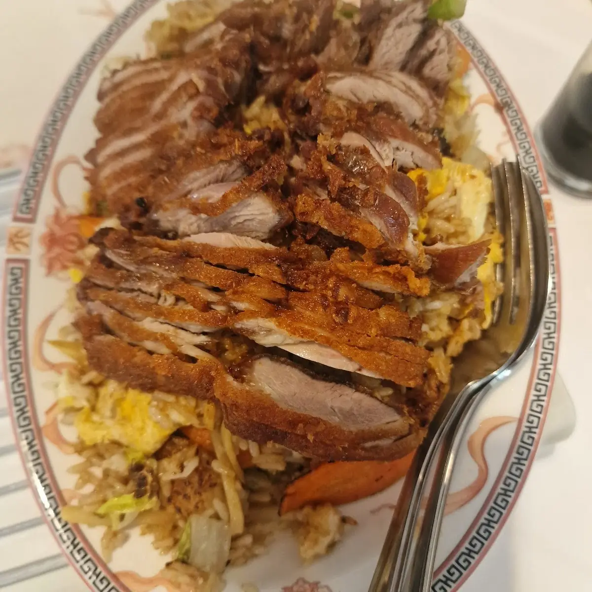 Knusprige Ente Mit Eierreis
