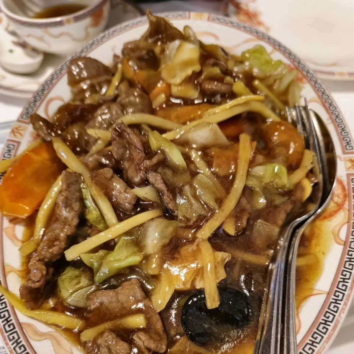 Rindfleisch Mit Bambus