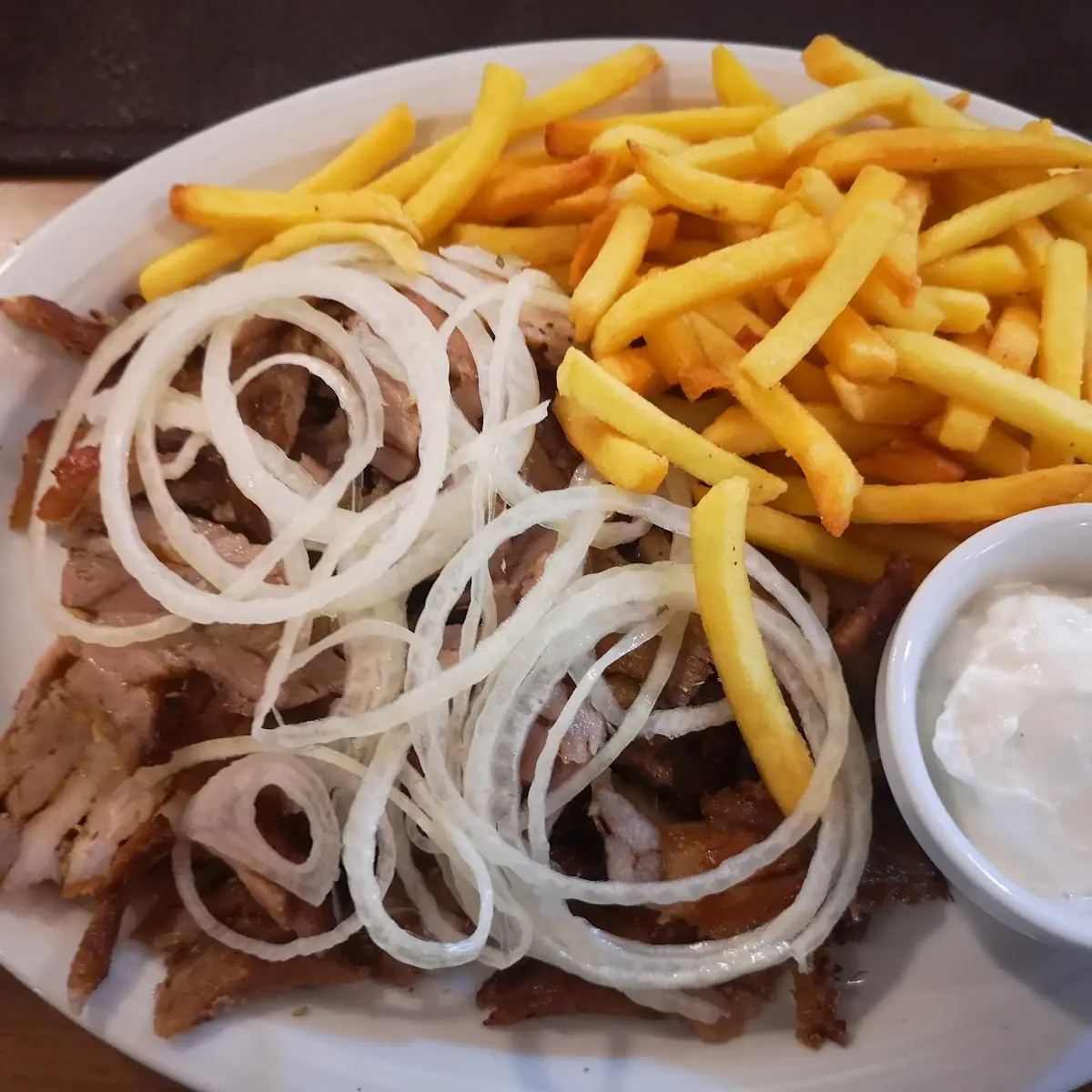 Fisch Mit Reis Und Grillteller