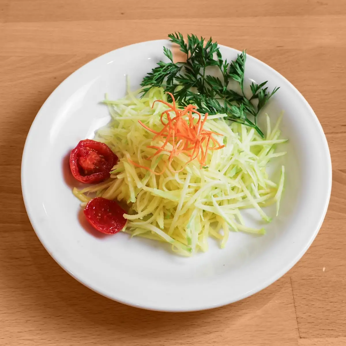 Pikanter Kraut Salat Scharf & Vegan