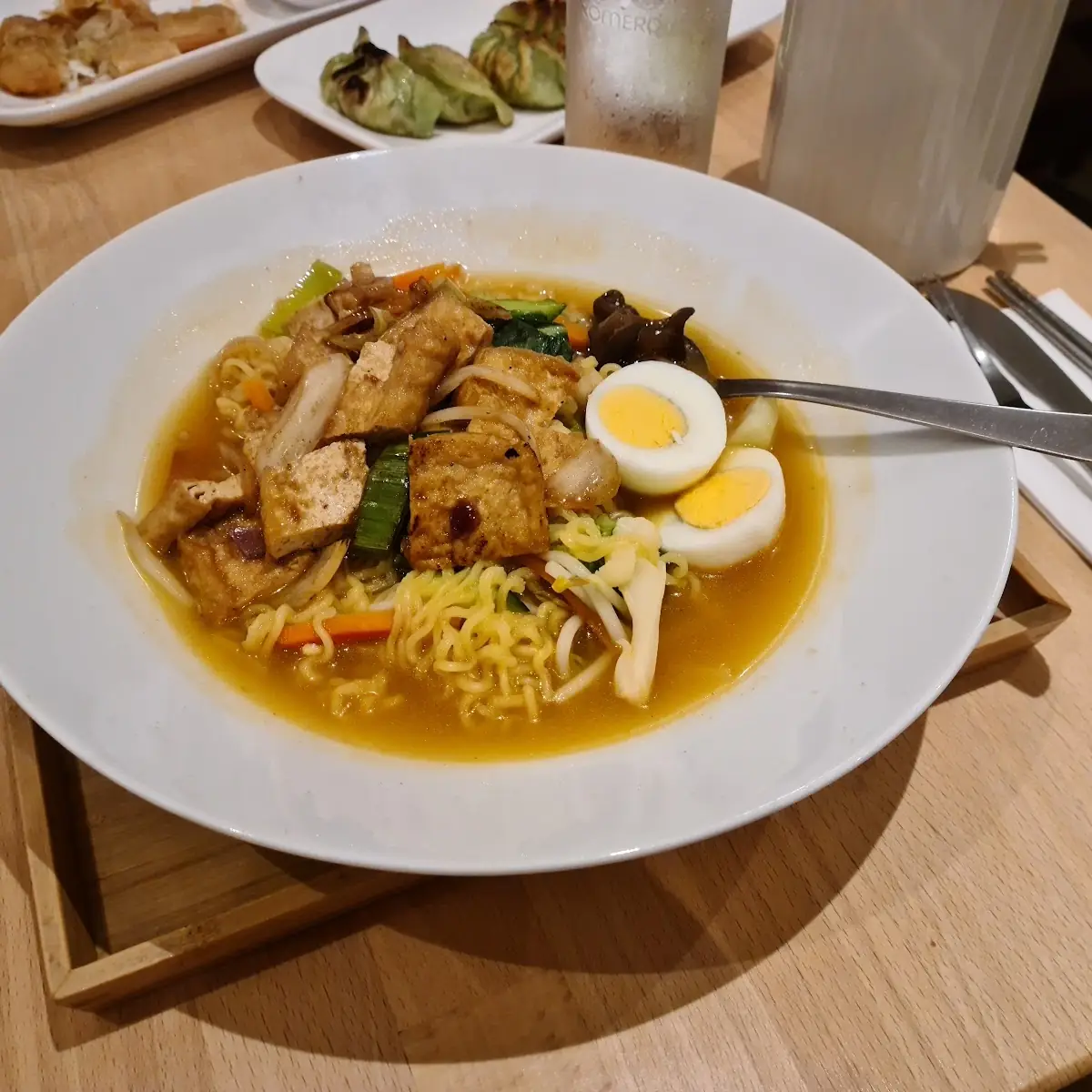 Ramen Nudelsuppe Mit Tofu