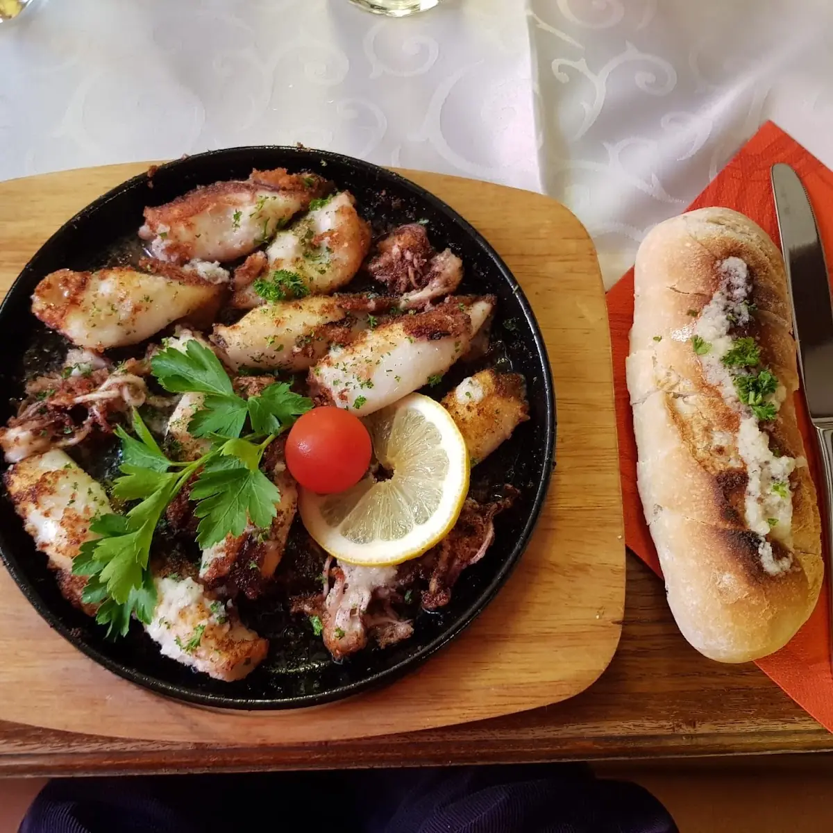 Calamari Pfanne
