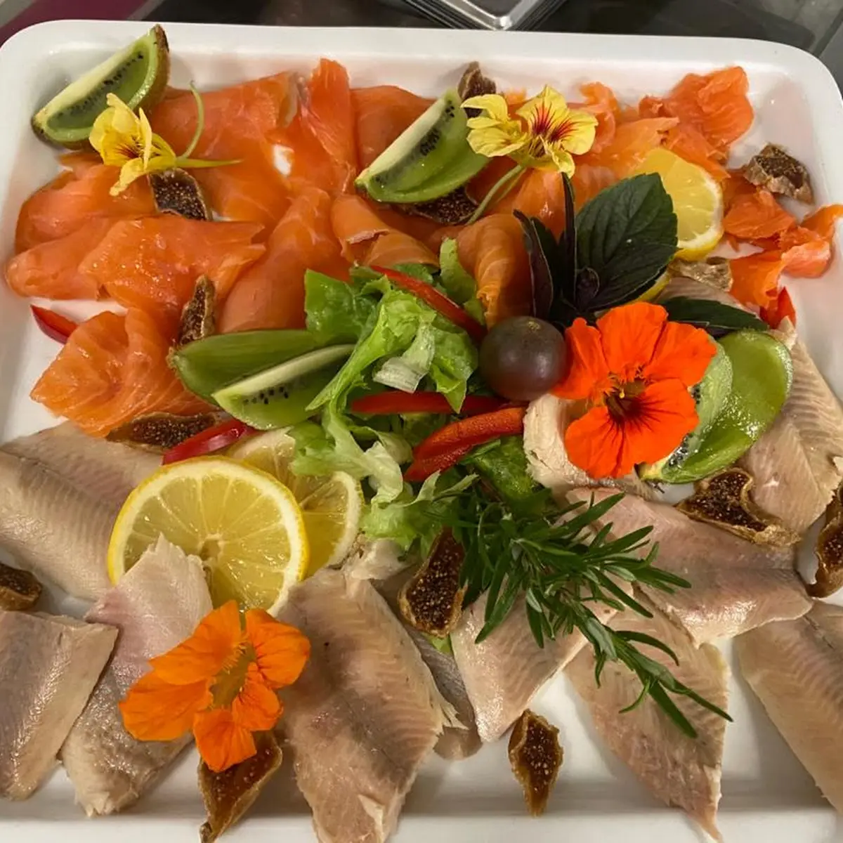 Fischduett Mit Lachs U Forelle