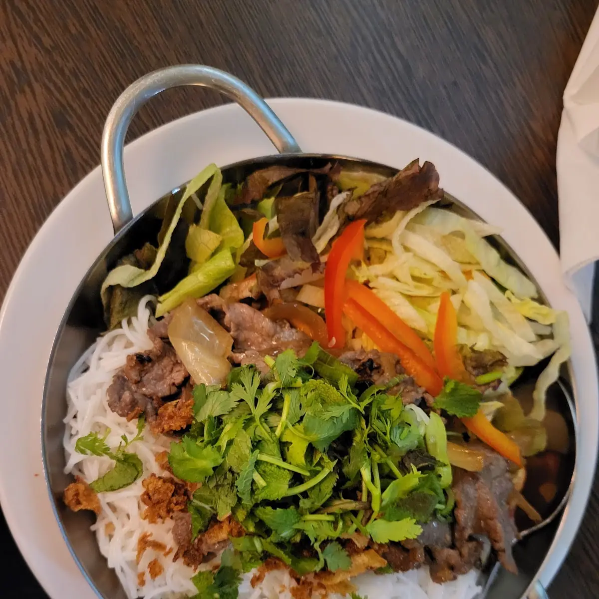 Nudeln Mit Gebratenem Rindfleisch