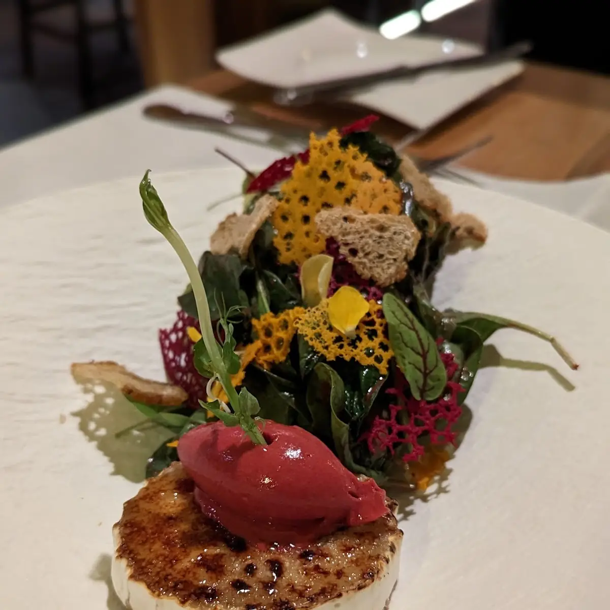 Gratinierter Ziegenkäse