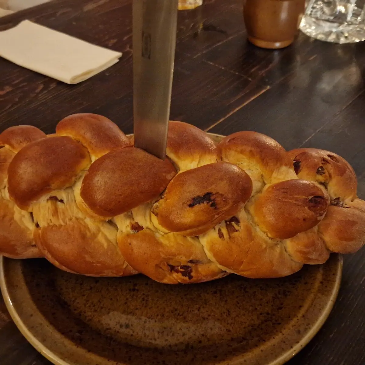 Ritteressen Nachspeise Zopf