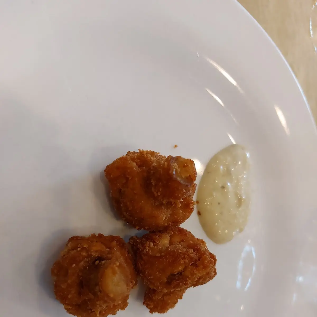 Gebackene Champignons