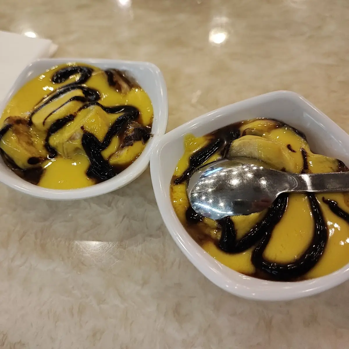 Puding with Banana
