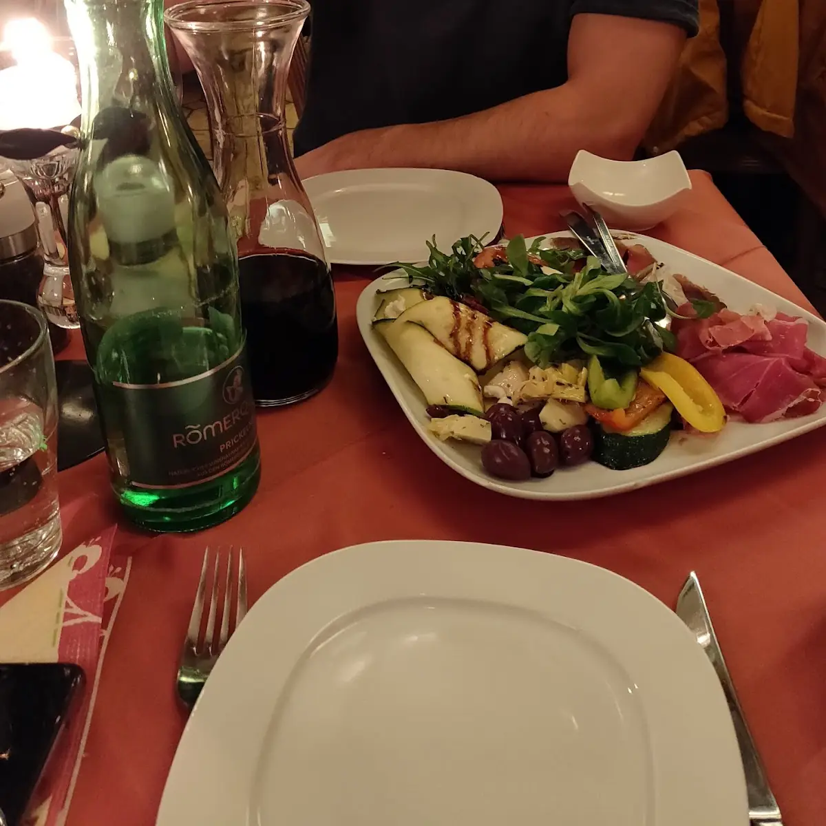 Antipasti Teller Sehr Lecker