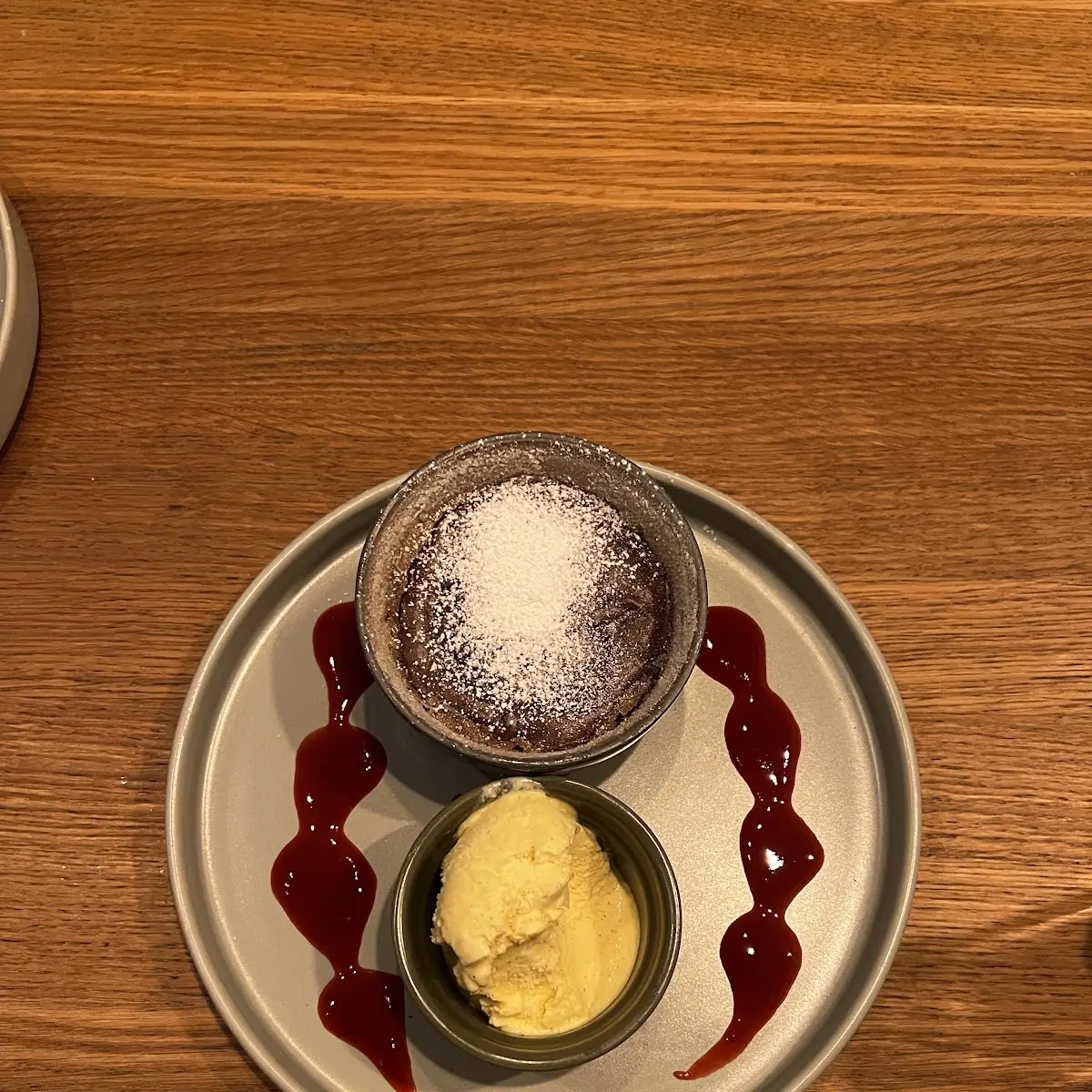 Schokoladen-soufflé