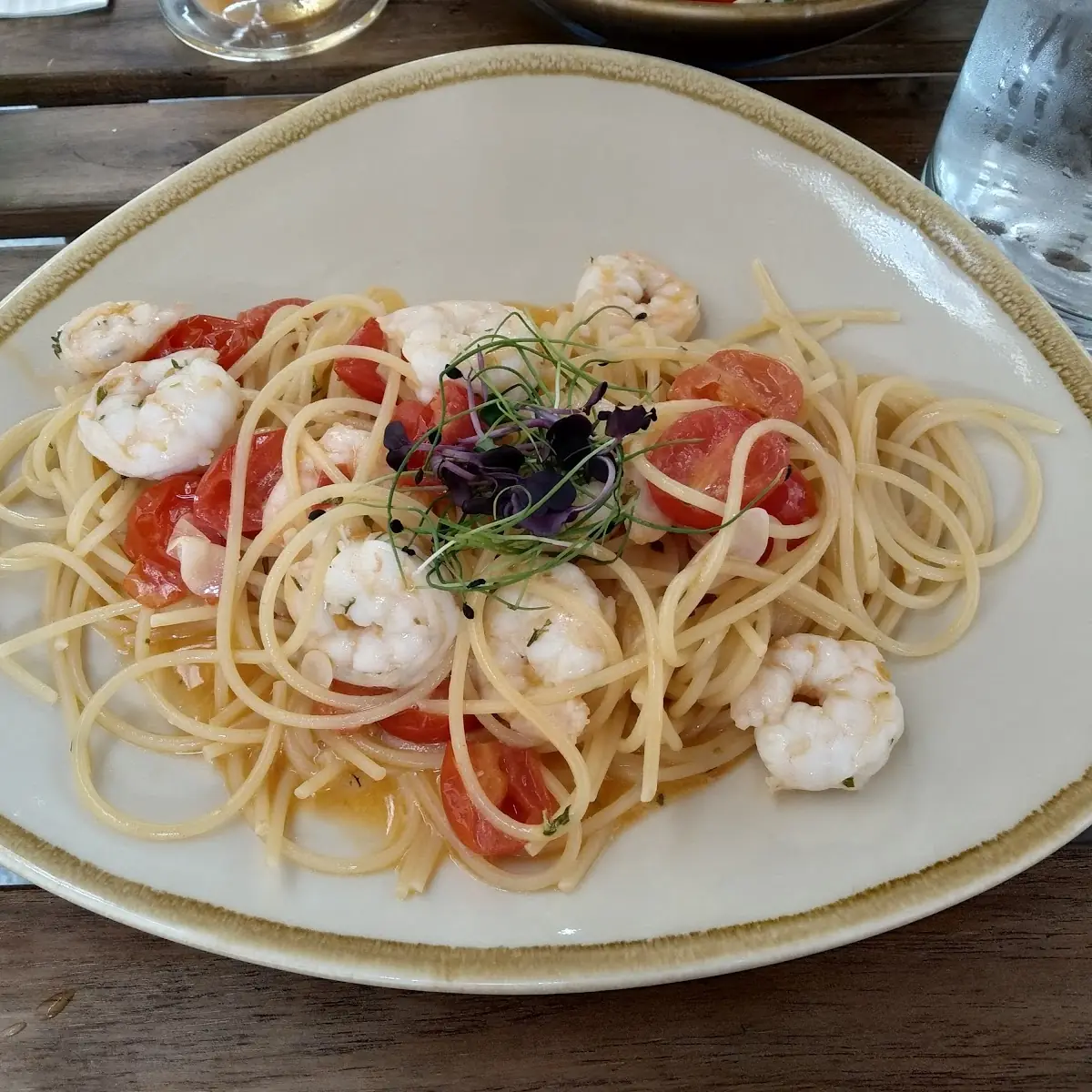 Spaghetti Mít Garnelen