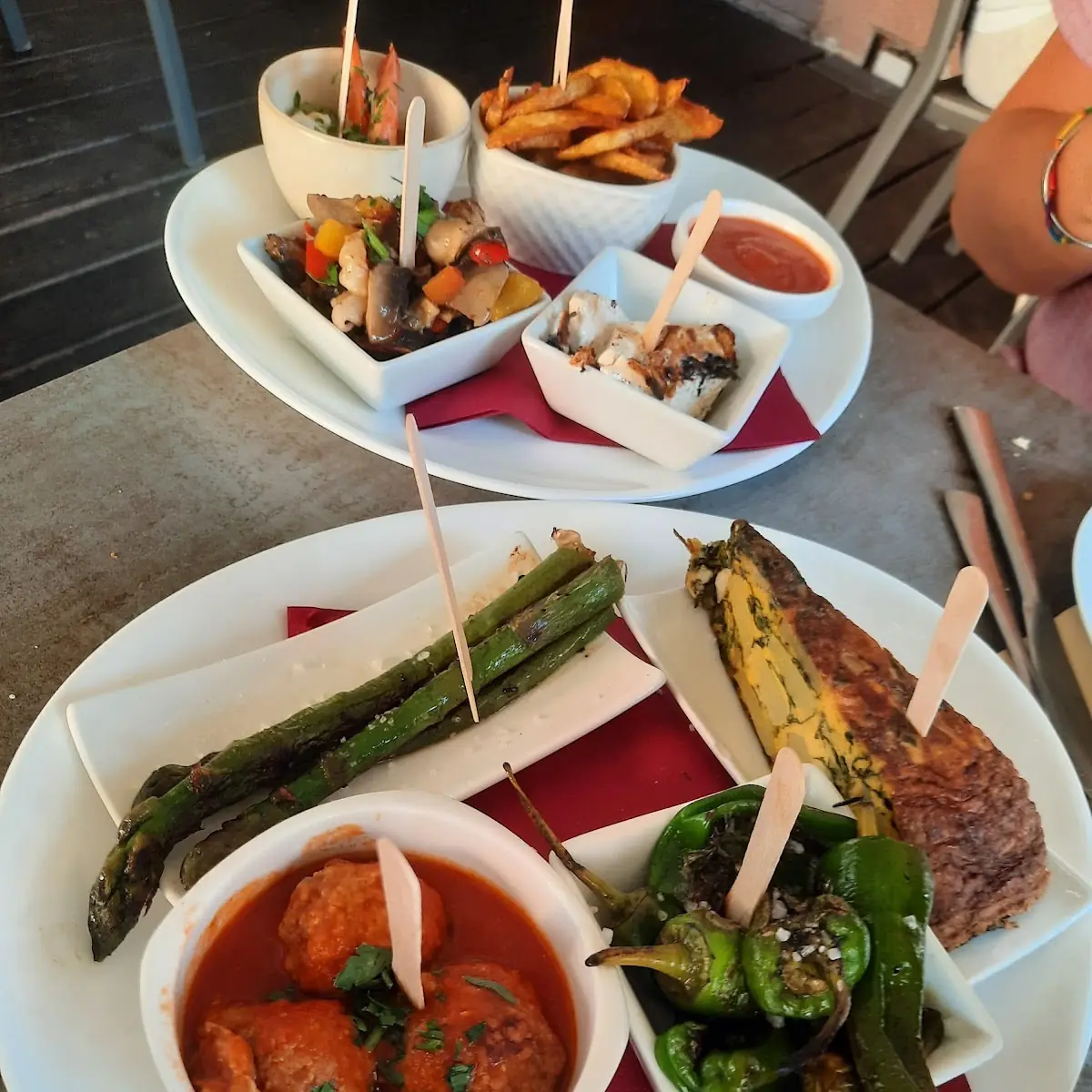Tapas Platte Warm