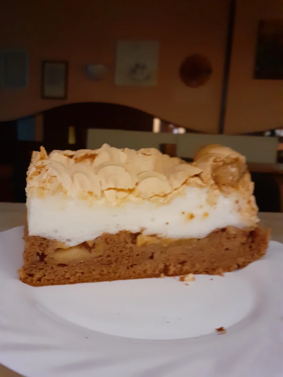 Apfelschaumschnitte