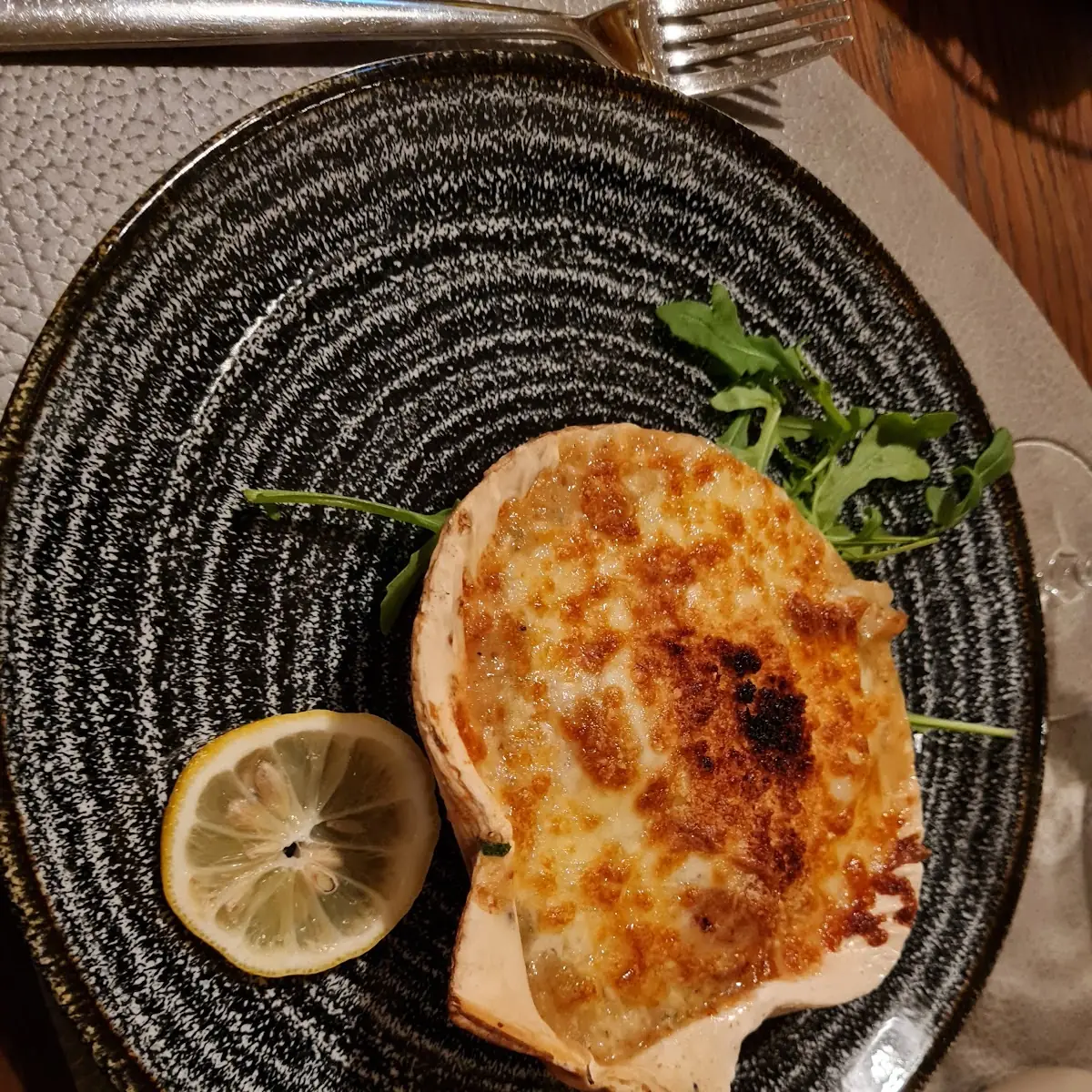 Jakobmuschel Mit Shrimps
