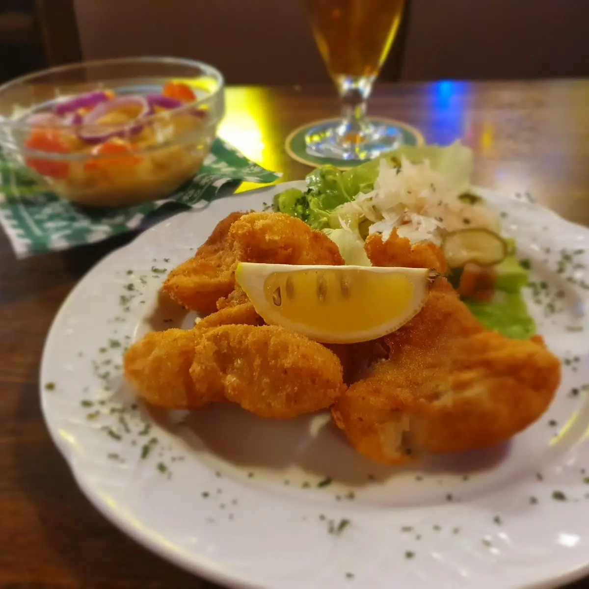 Kabeljau Und Kartoffelsalat