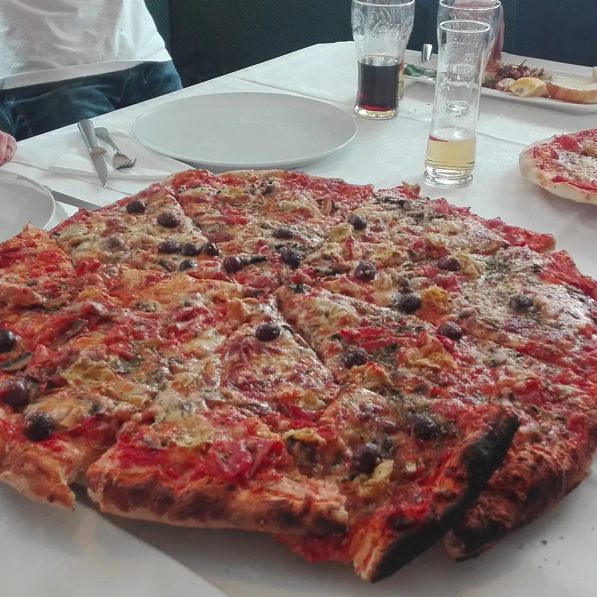 Riesenpizza