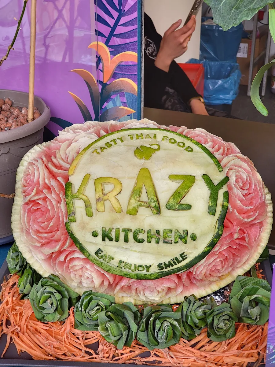 Geschnitzte Wassermelone