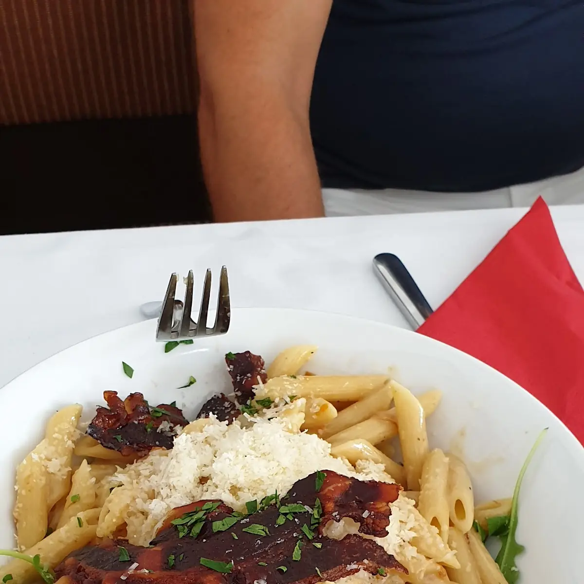 Penne Mit Eierschwammerlsauce