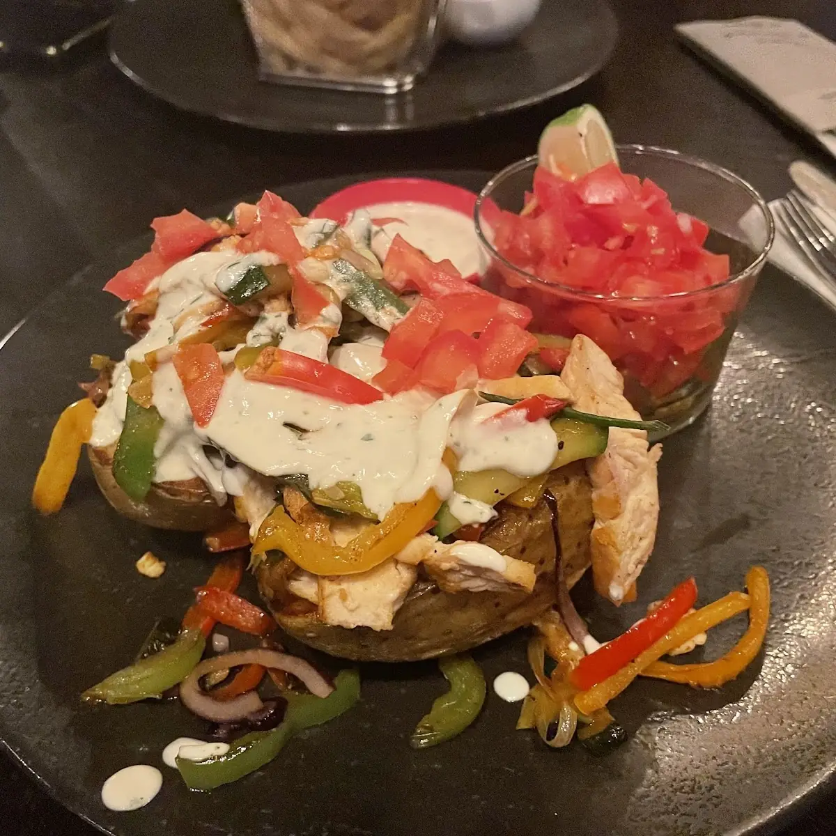 Backed Potato with Vegetables, Liebelei Sölden