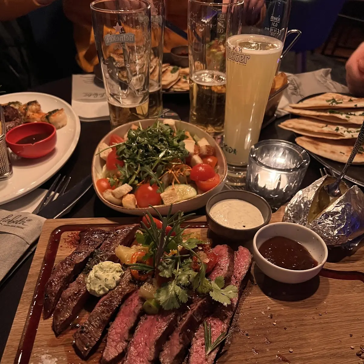 Flanksteak Mit Ofenkartoffel, Liebelei Sölden