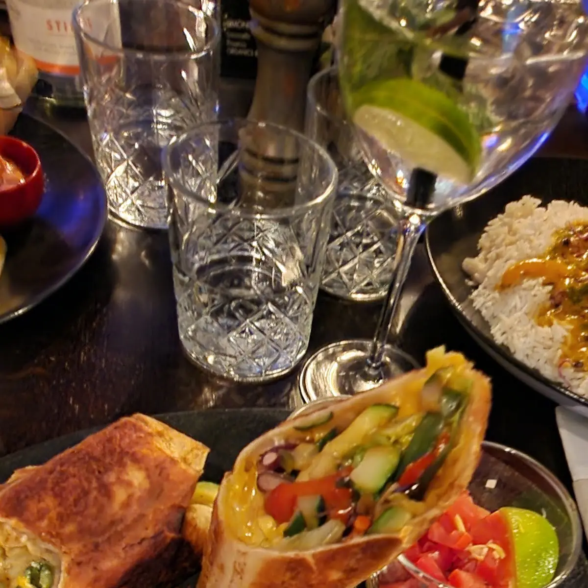 Vegetarisches Burrito, Liebelei Sölden