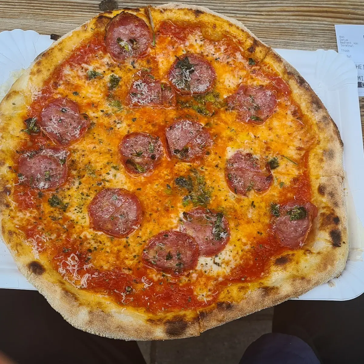 Salami Pizza