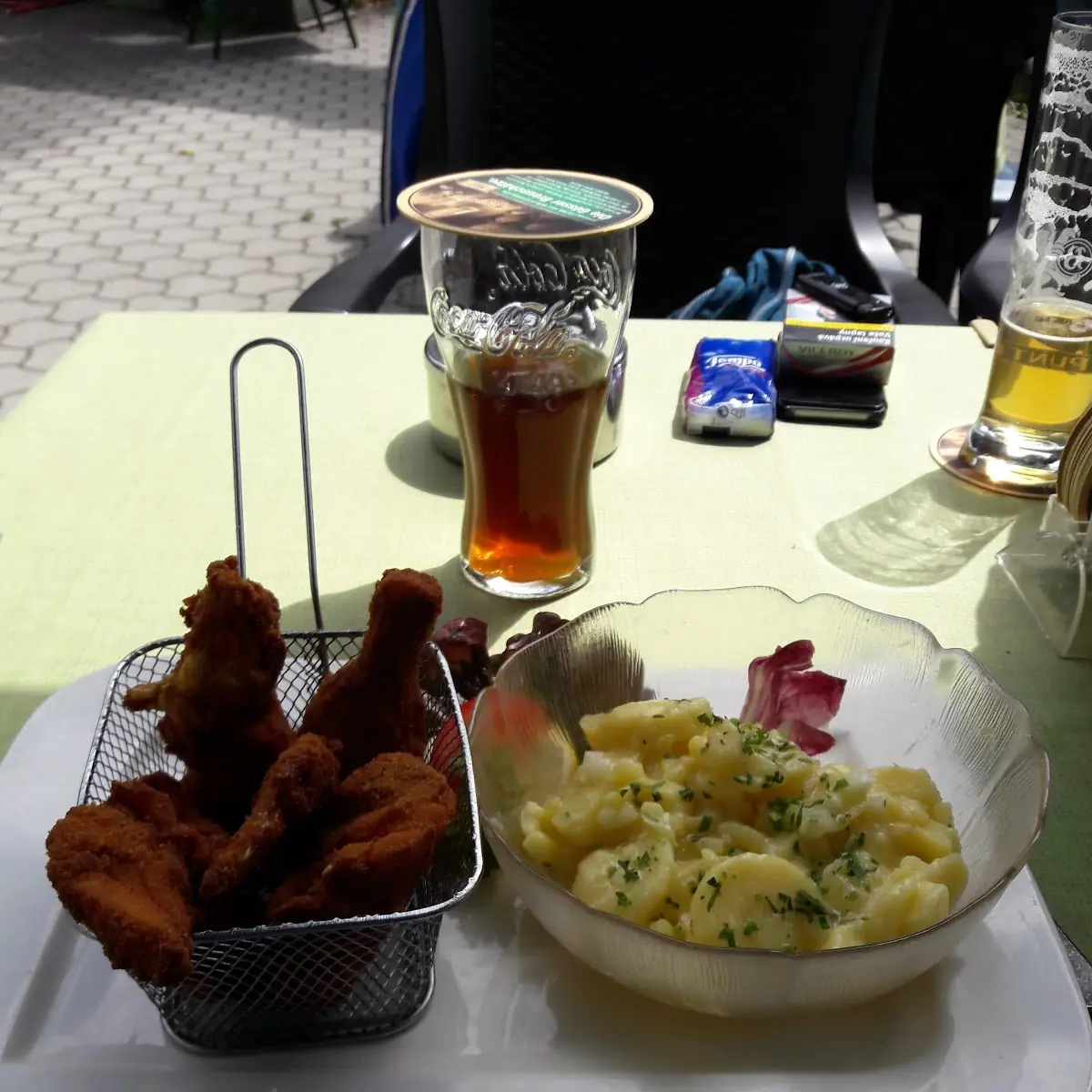 Backhändel Mit Kartoffelsalat