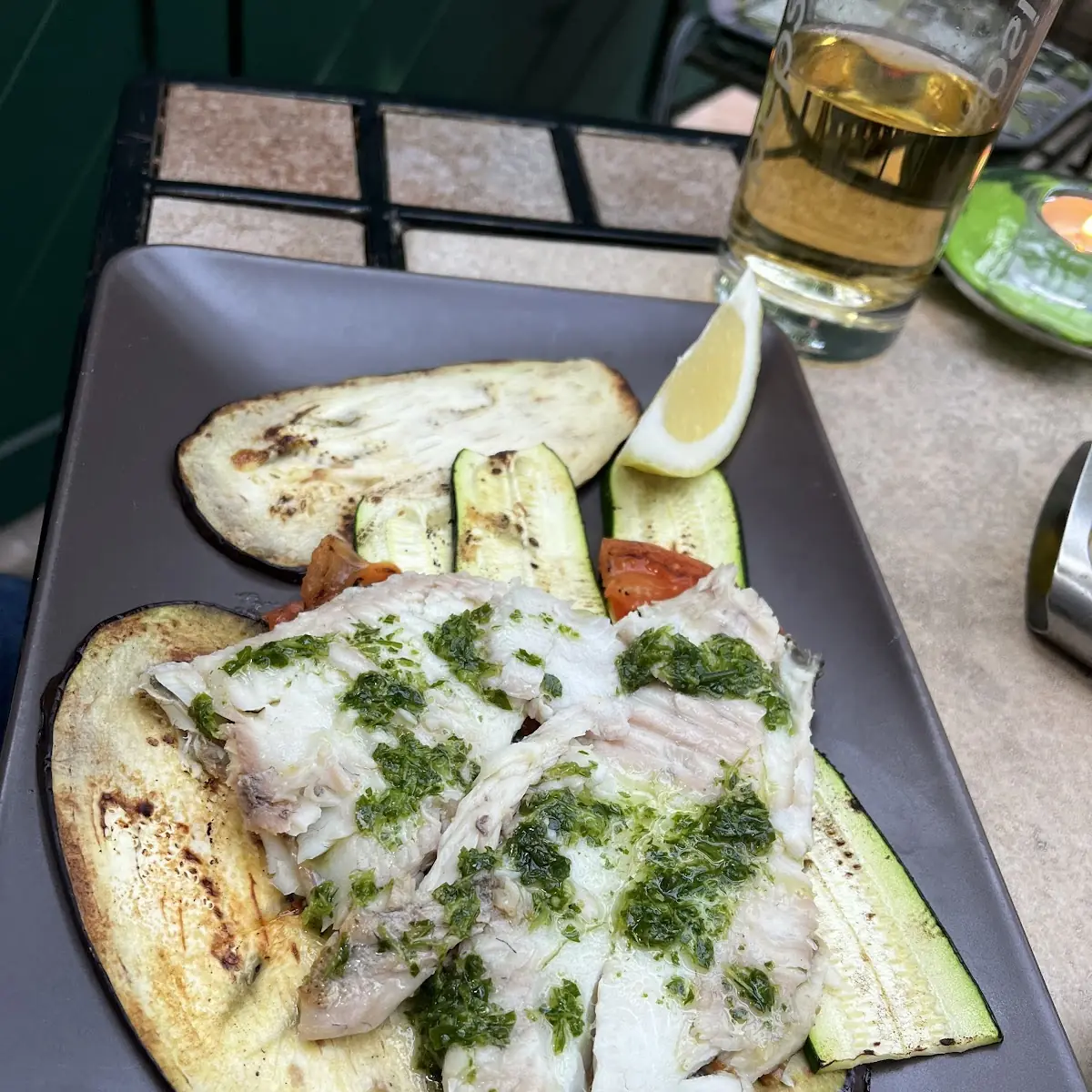 Steinbutt Mit Gemüse