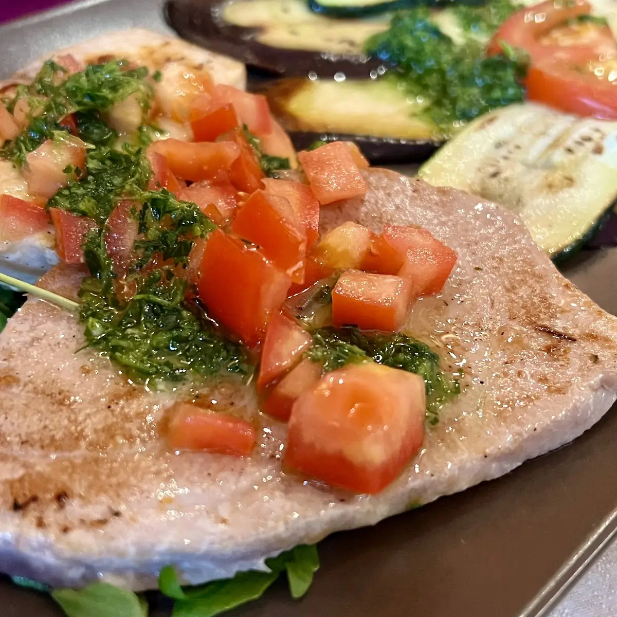 Thunfischsteak Mit Gemüse