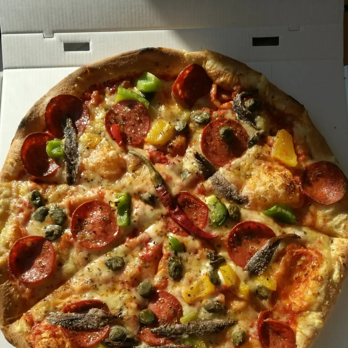 Salami Diavolo Pizza