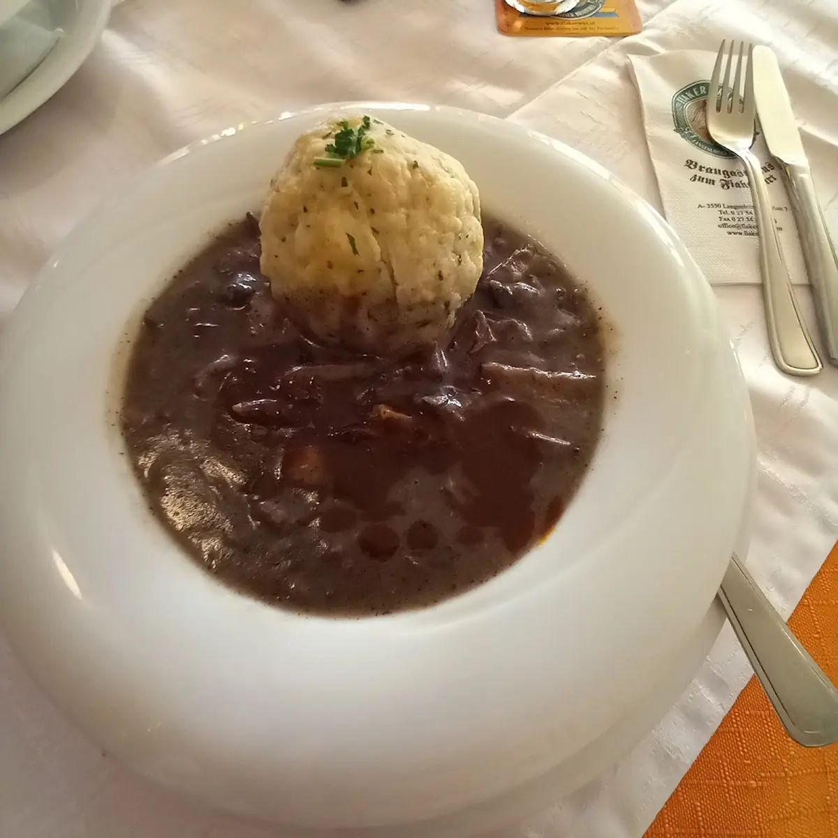 Beuschel Mit Semmelknödel
