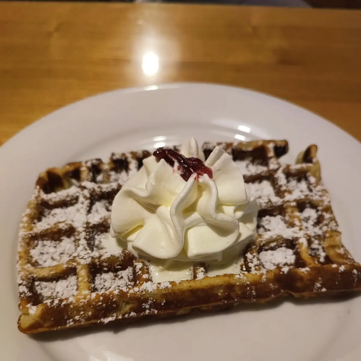 Waffel Mit Zimt