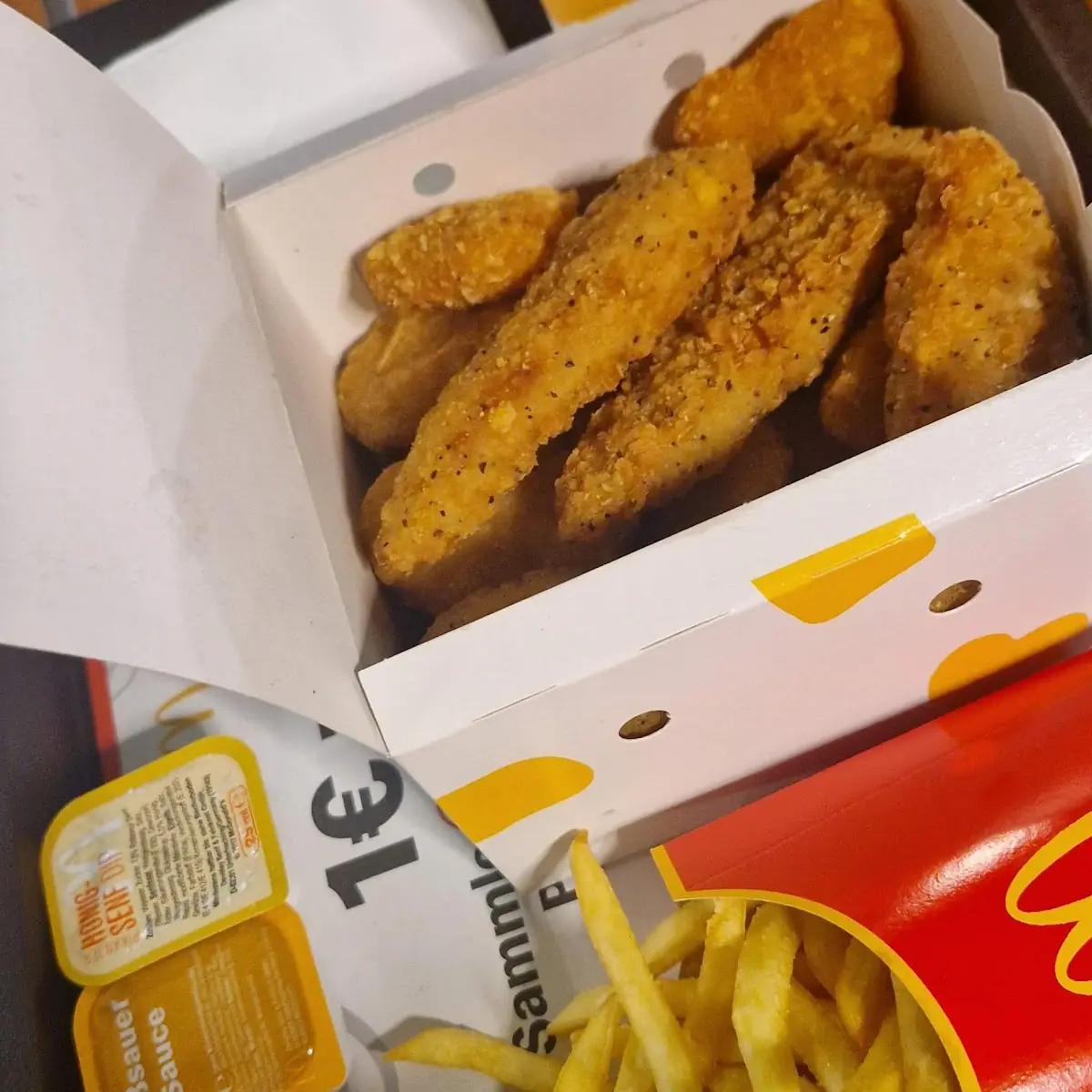 Stück Crispy Chicken Stripes Mcmenü