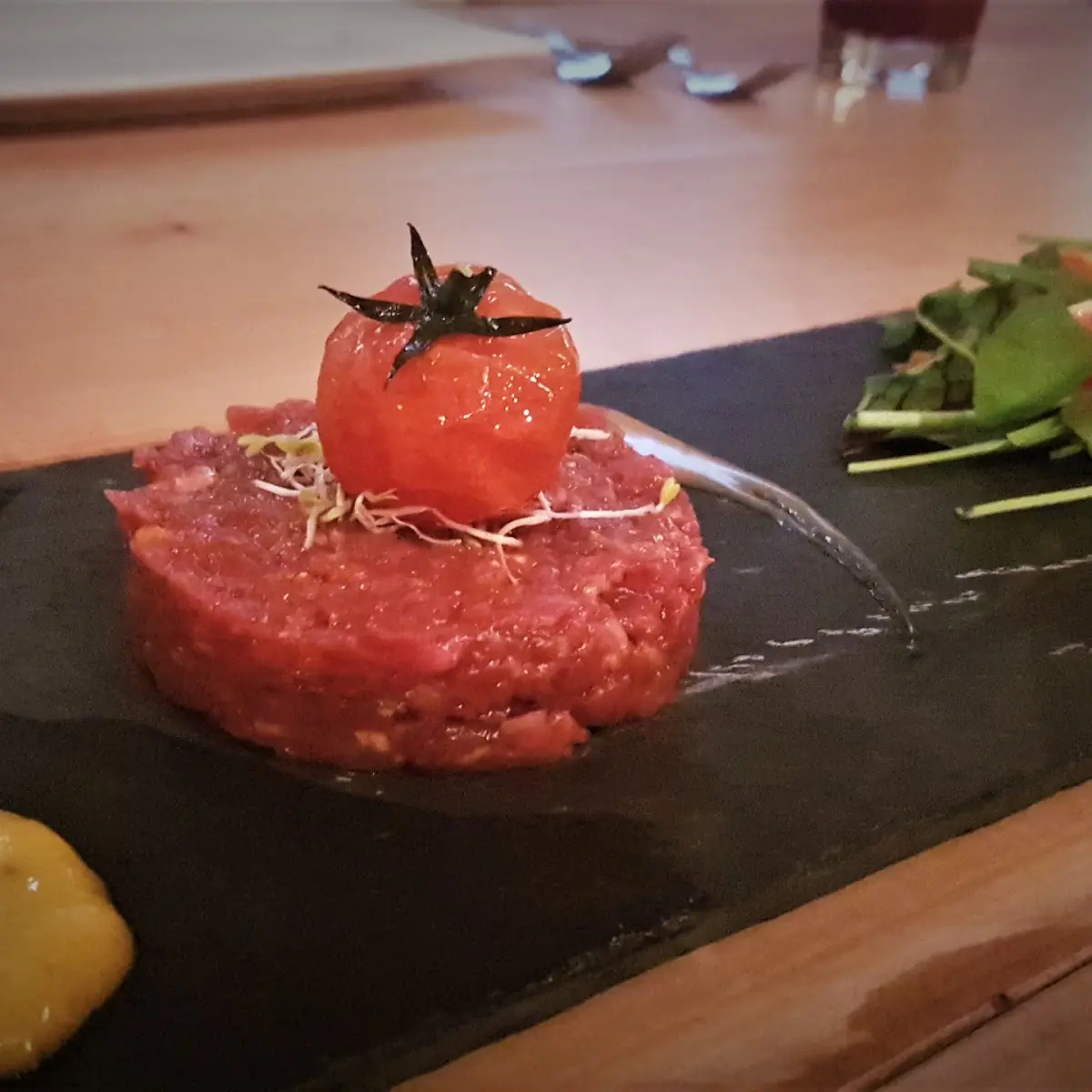 Homemade BBQ Beef Tatar