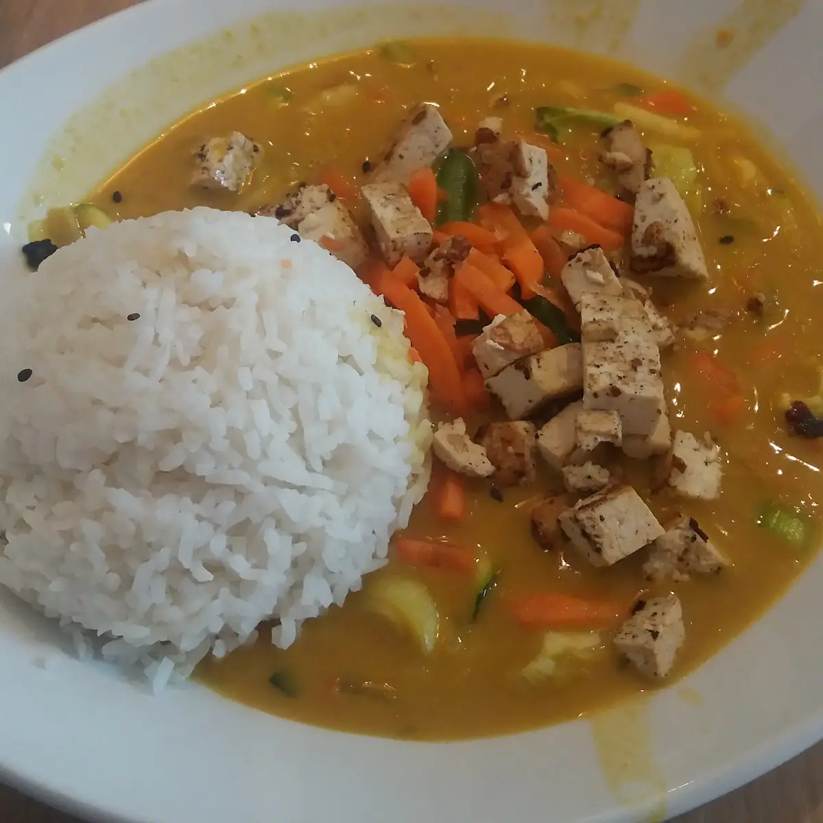 Zuppa Di Tofu Al Curry