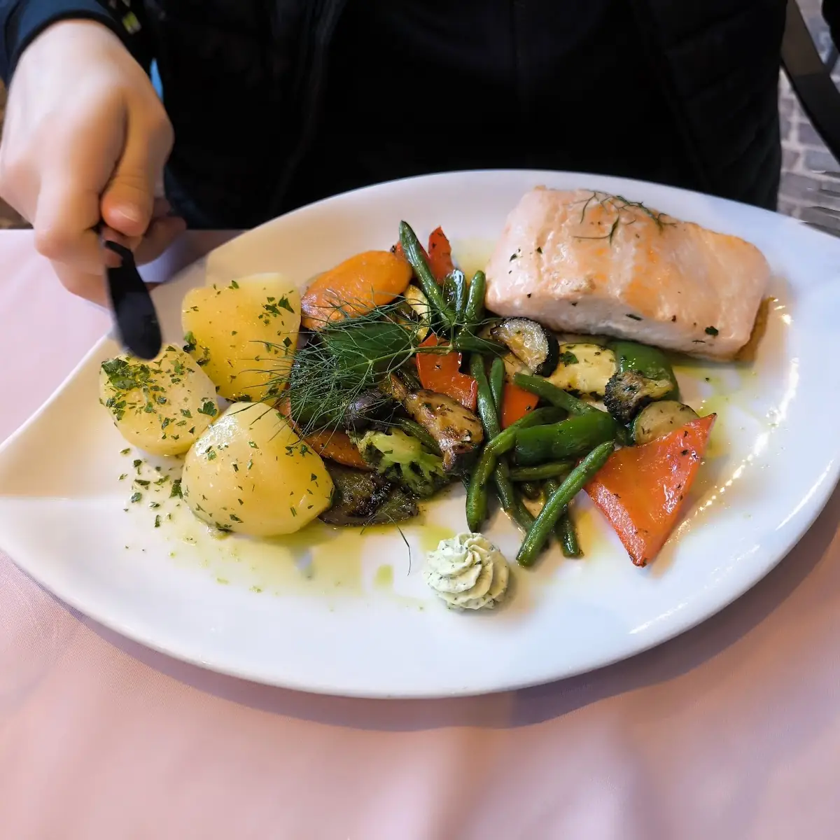 Lachsfilet Gebraten