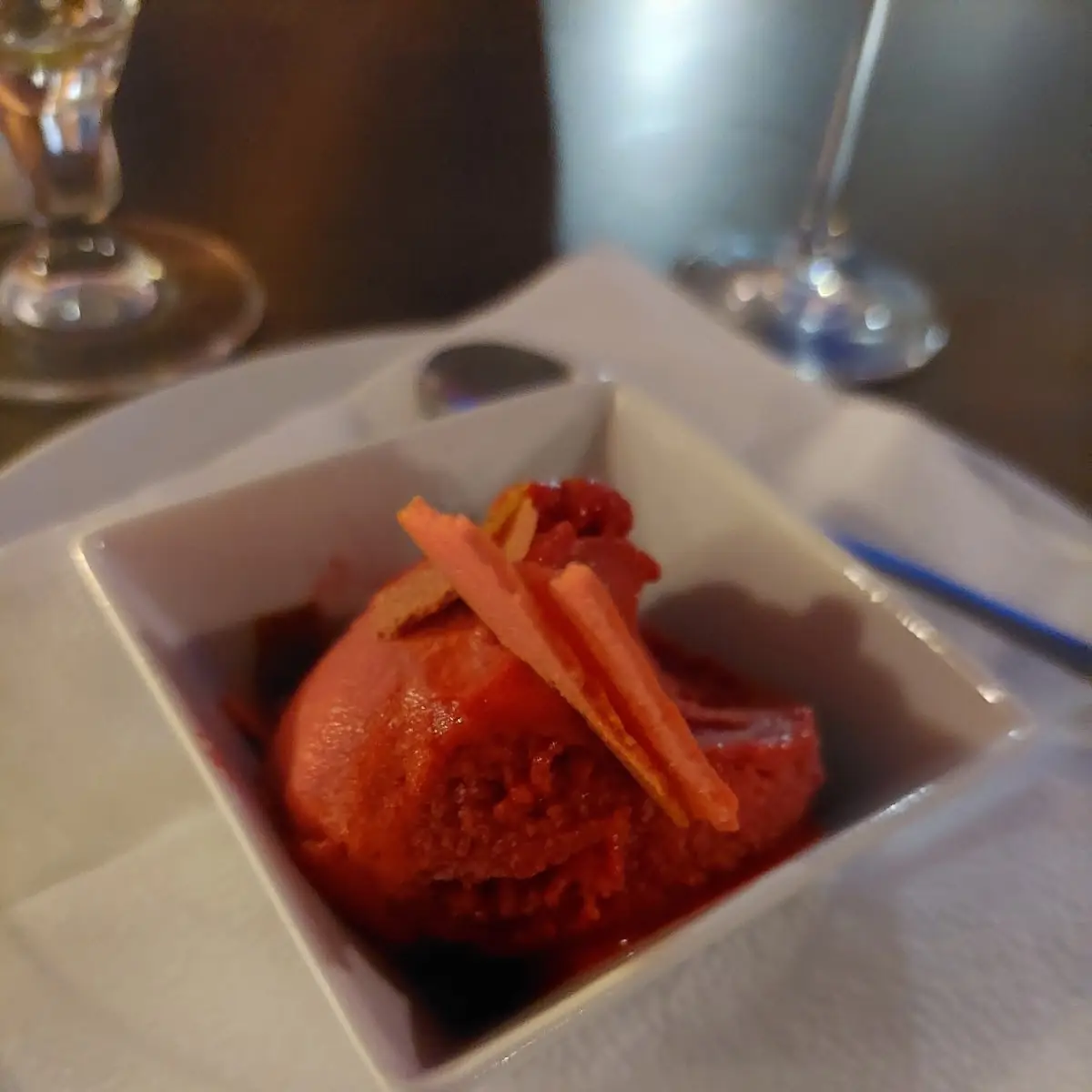 Himbeersorbet