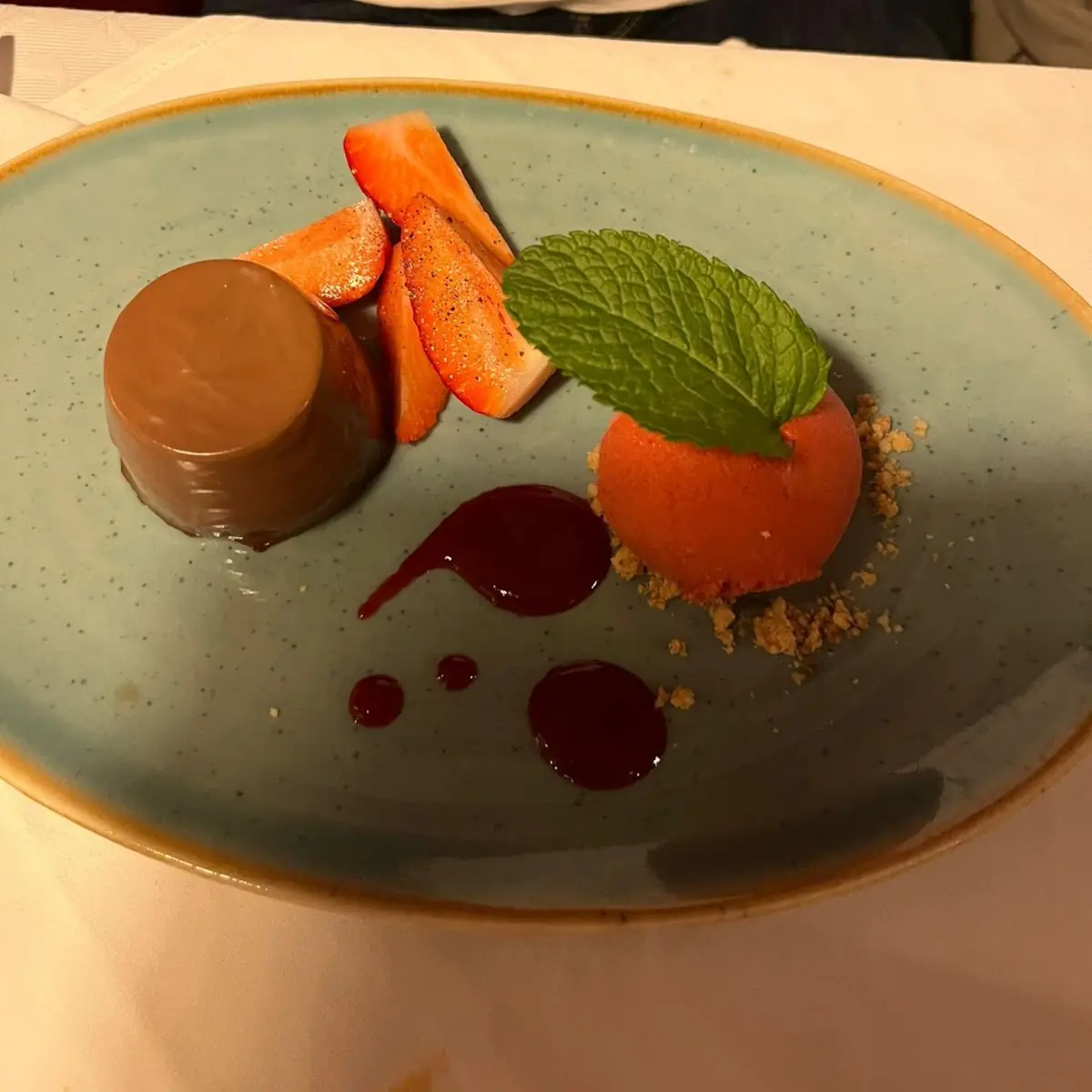 Schoko Panna Cotta