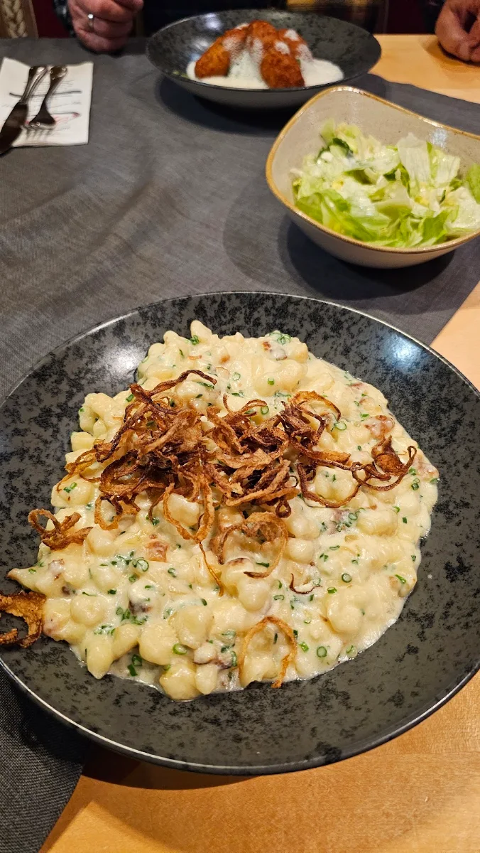 Käsespätzle Mit Zwiebeln