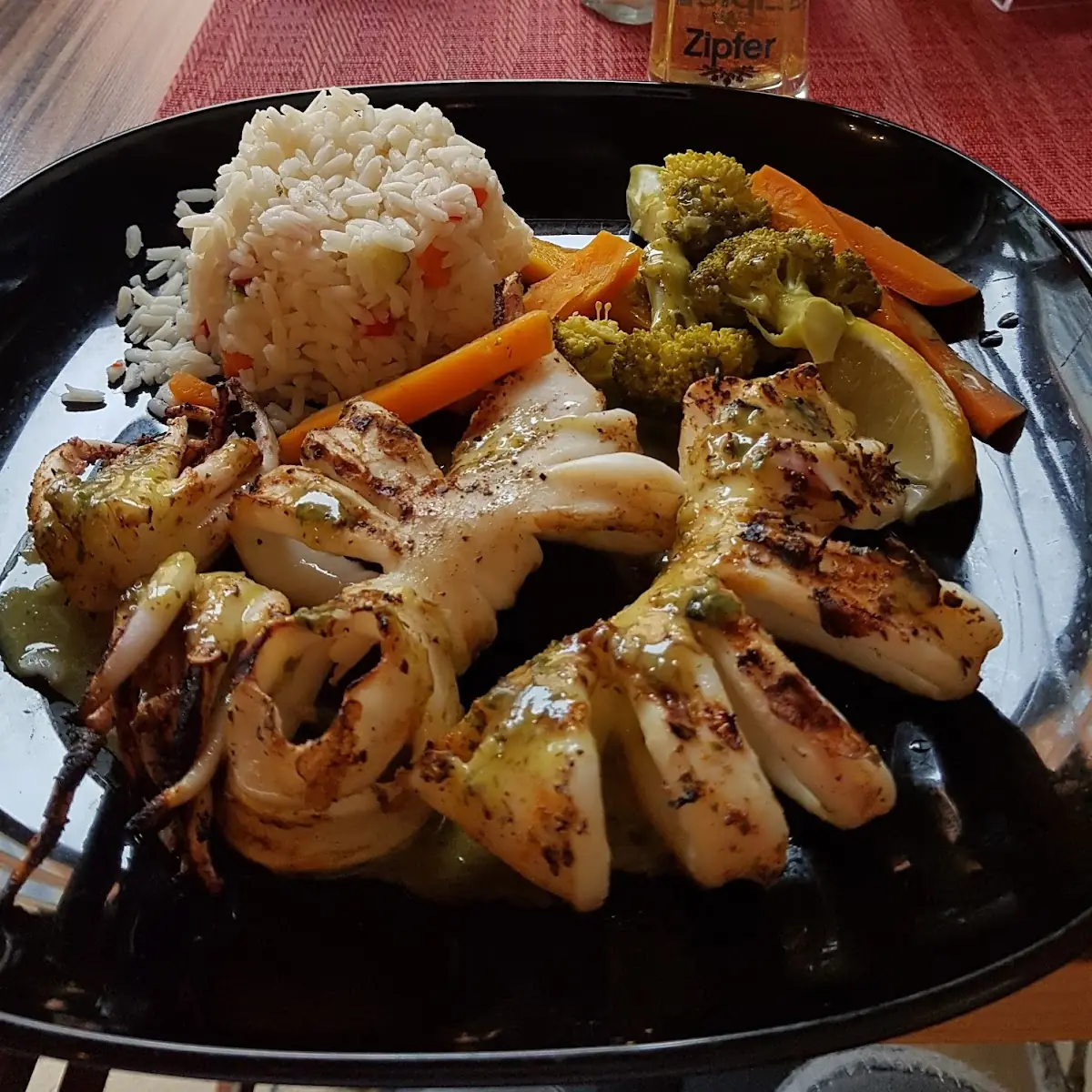 Gegrillte Calamari
