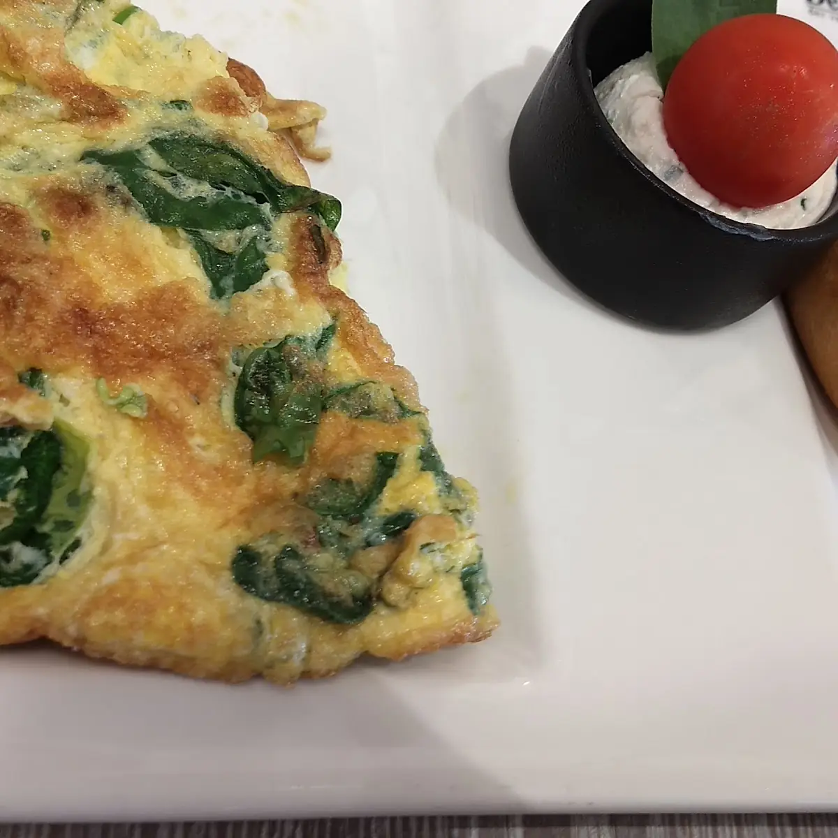 Omlette With Spinach