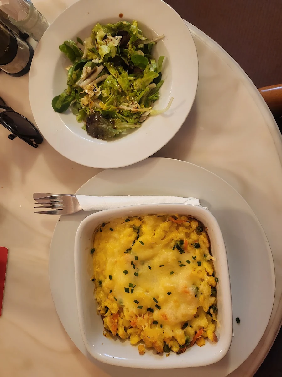 Überbackene Gemüse Spätzle