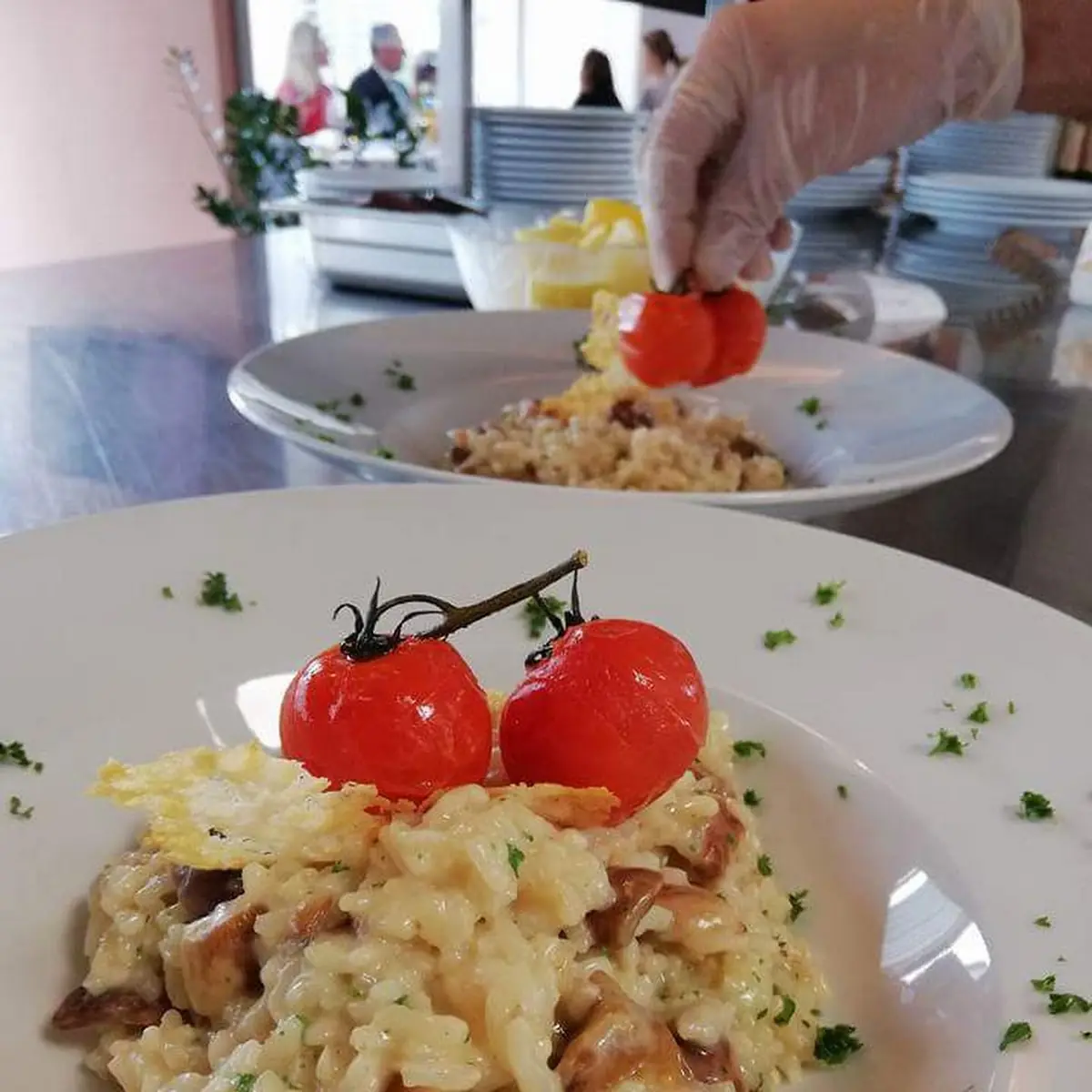 Szeinpilz-risotto